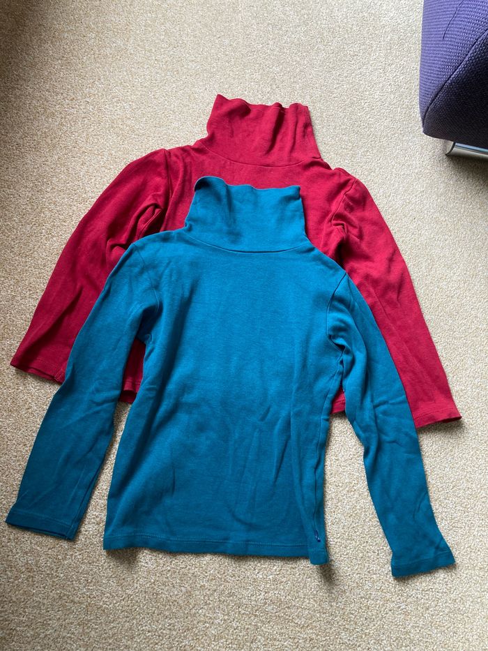 Lot de 2 sous-pulls col roulé 6 ans - photo numéro 2