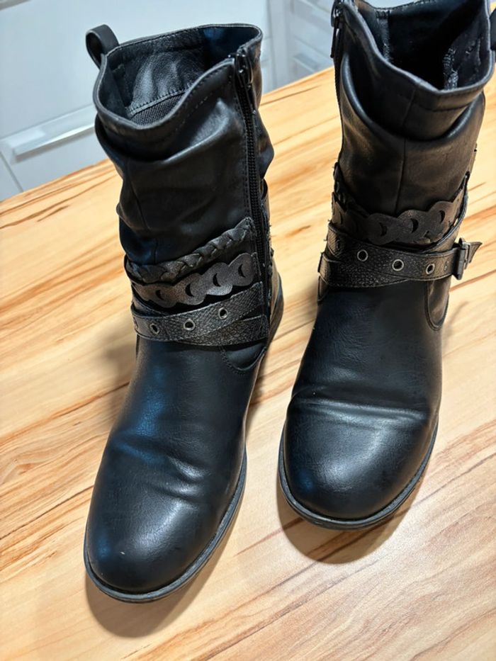Bottines noir femme - photo numéro 3