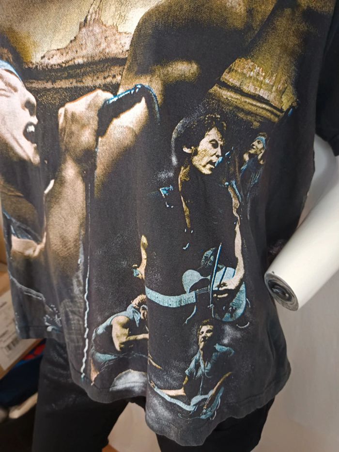 Authentique T-shirt "Bruce Springsteen" 90's Vintage - photo numéro 2