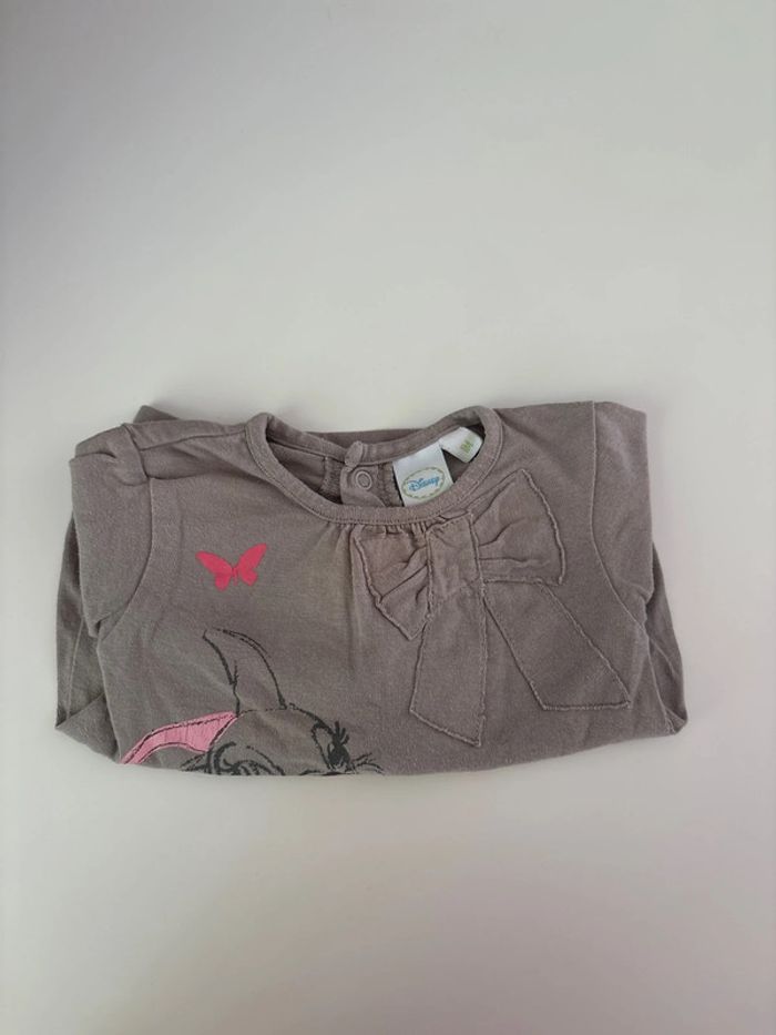 T shirt manche longue fille - taille 1 mois - Disney - photo numéro 6