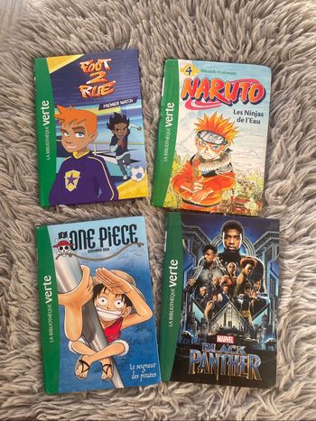 Lot de 4 livres La bibliothèque verte - hachette