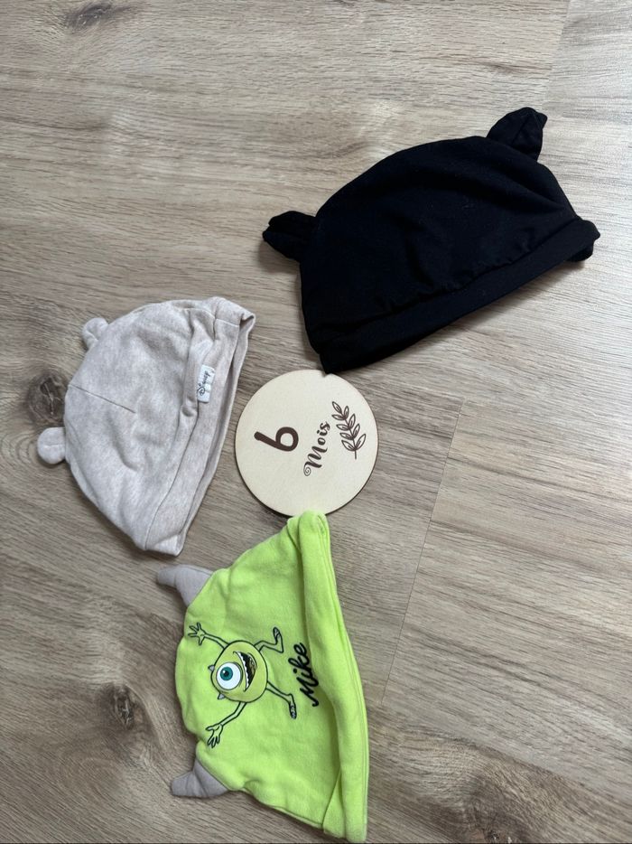Lot bonnets bébé - photo numéro 2