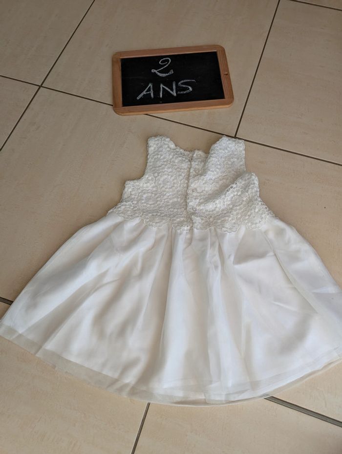 Robe de cérémonie en dentelle et tulle 24 mois Pat et Ripaton - photo numéro 2