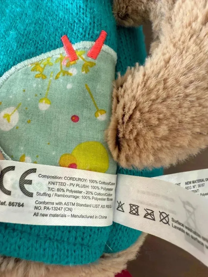 Peluche d'Activités Le Chien César - Liliputiens en Très bon état - Éveil Bébé & Jouet Sensoriel - photo numéro 3