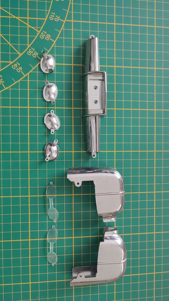 Pièce du fascicule n°3 numéro 3 pièce détachée Ecto 1 Ghostbusters 1/8 1/8e 1/8ème Eaglemoss #E42