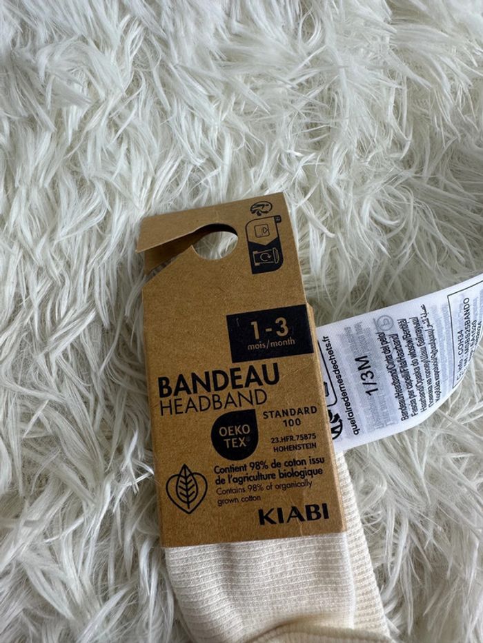 Bandeau bébé Kiabi taille 1-3 mois - photo numéro 3