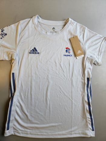 Maillot Adidas Équipe de France – Femme Taille M – Neuf