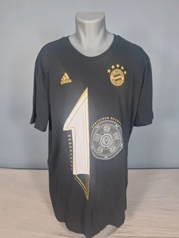T-shirt Adidas Bayern Munich Champion 2023 – Noir/Or – Taille 2XL (559)
