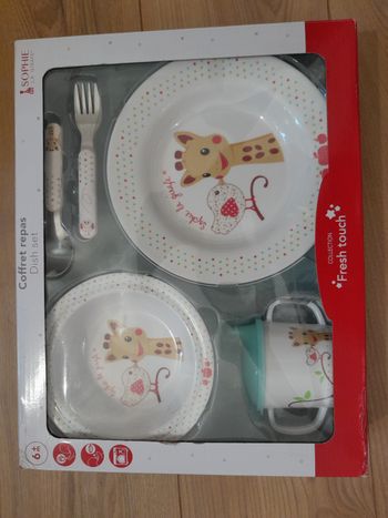 Set vaisselle Sophie la girafe