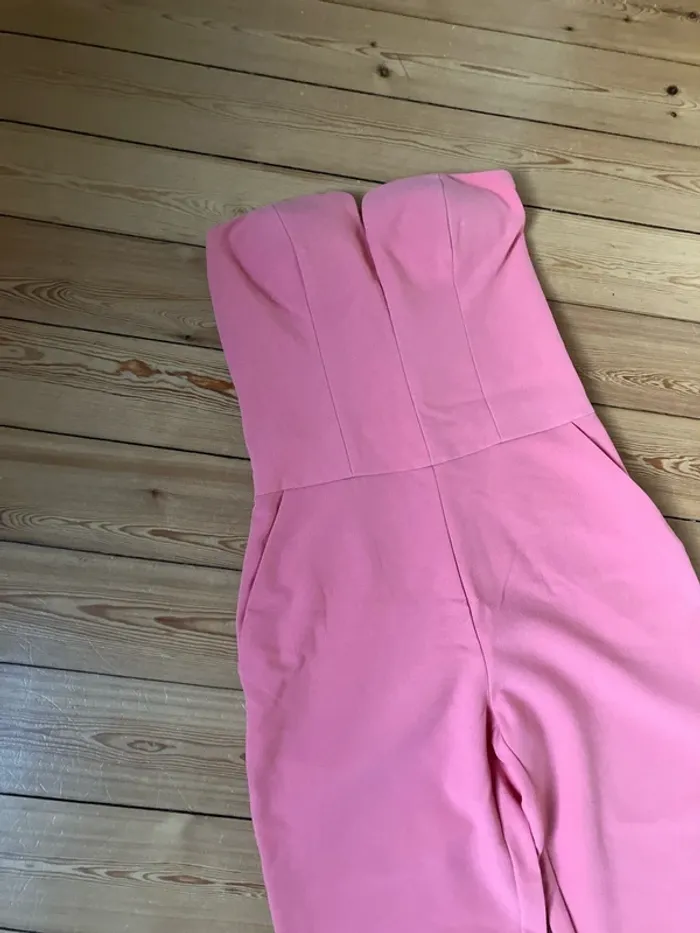 Combi bustier Naf Naf rose bonbon - photo numéro 2