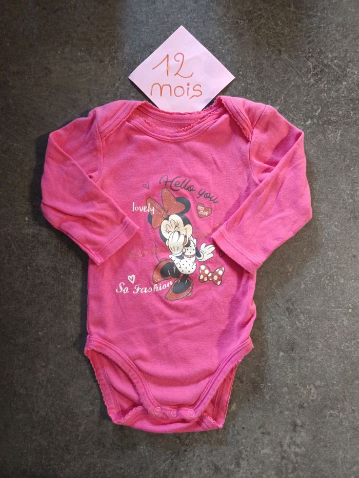 Body Minnie 12 mois
