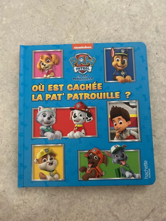 Livre avec rabat Pat Patrouille