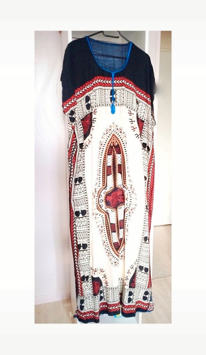 Robe Gandoura d'intérieur Maxi Abaya marocaine