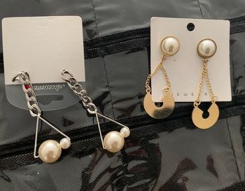 Lot 2 Paires Boucles d'Oreilles