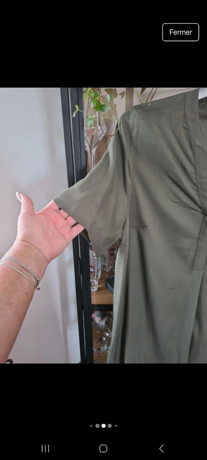 Robe kaki très jolie neuf avc étiquette - photo numéro 4