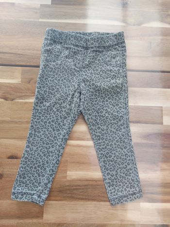 Pantalon gris leopard
