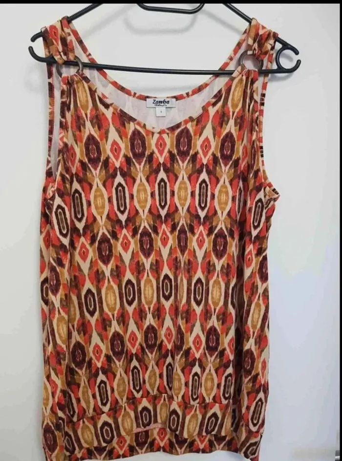 Débardeur  zamba  coloré  taille 42