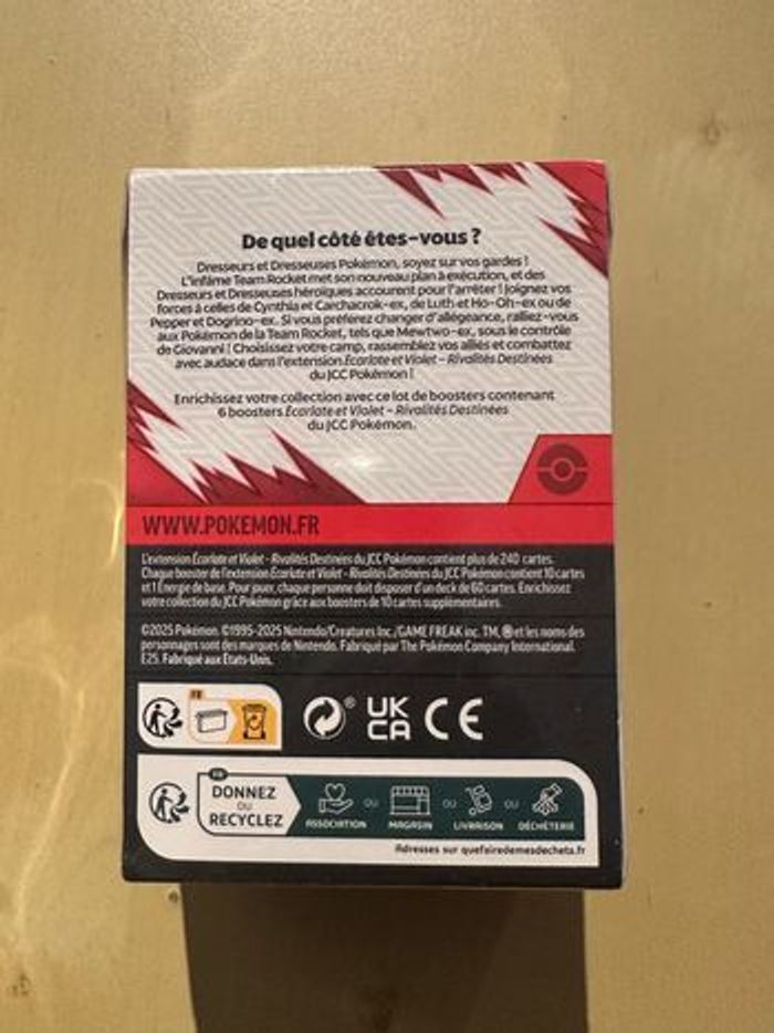 Pokémon Bundles ev10 rivalités destinées - photo numéro 2