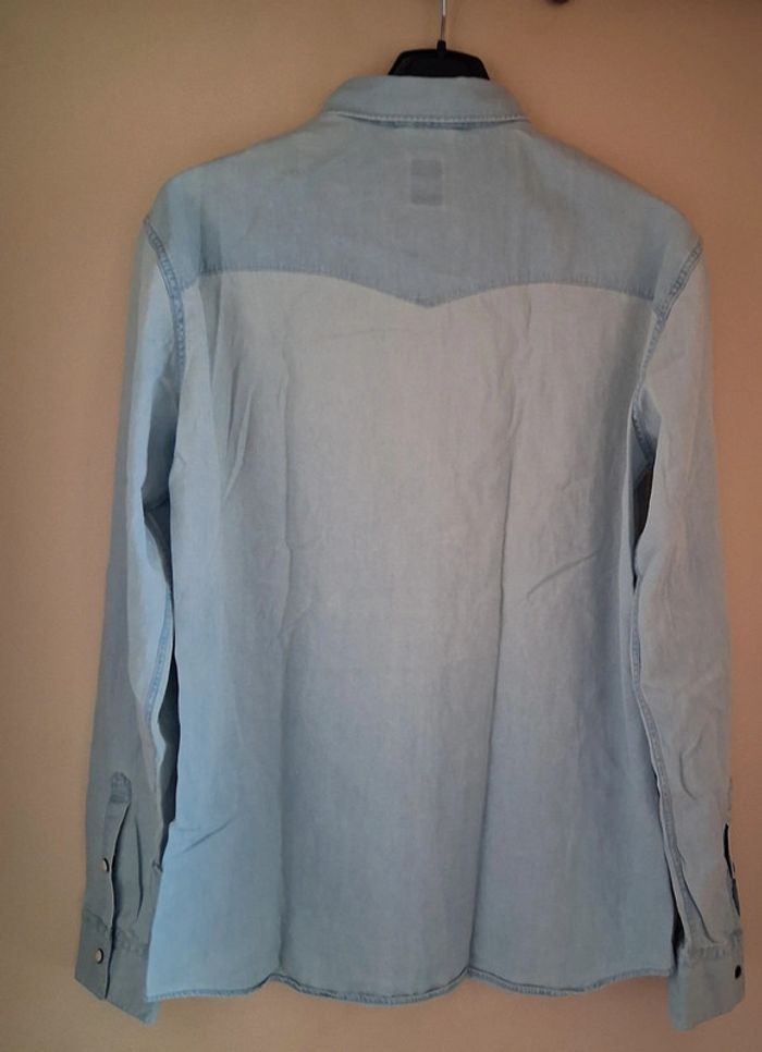 Chemise en jean's Célio taille L - photo numéro 3