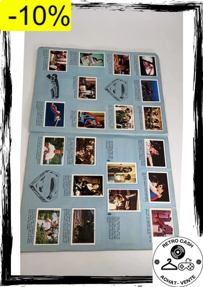 Superman The Movie - album collecteur de vignettes complet - ageducatifs - style PANINI - photo numéro 16