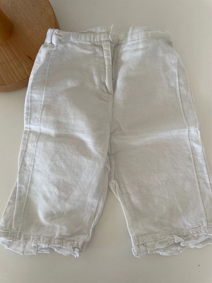 Pantalon blanc bébé