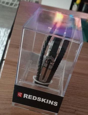 Bracelet en cuir redskins