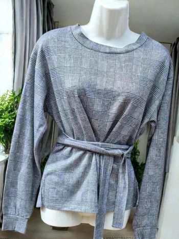 Haut manches longues bershka gris 🌹 S 🌹