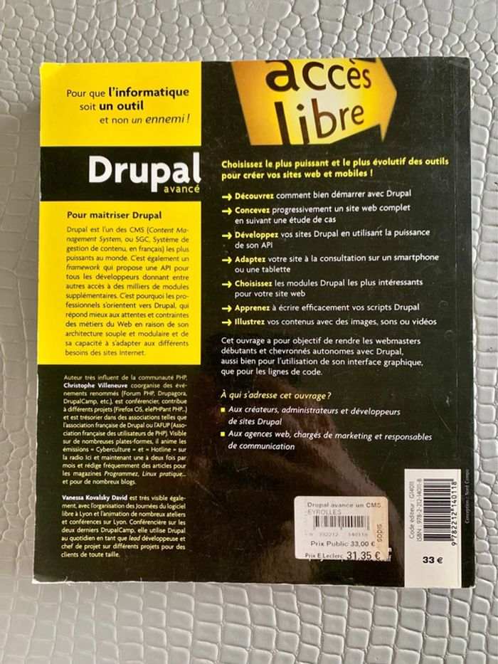 Drupal avancé – Un CMS pour les développeurs - photo numéro 2