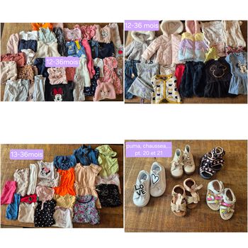 Gros lot de vêtements fille 12/36mois 👧