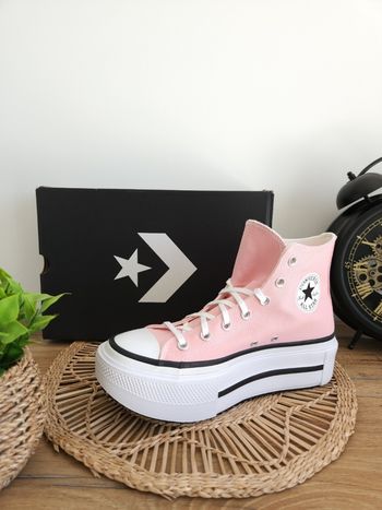 Baskets montantes à plateforme Rose Converse Pointure 41