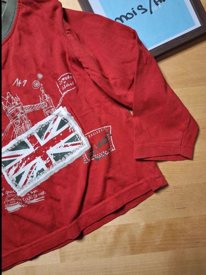 T-shirt manches longues pour garçon taille 24 mois Marque in extenso très bon état - photo numéro 2