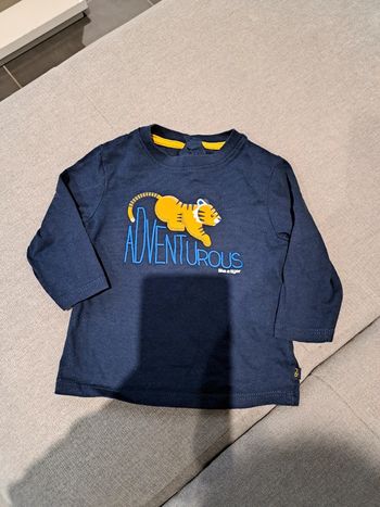 T-shirt manche longue obaibi 3 mois