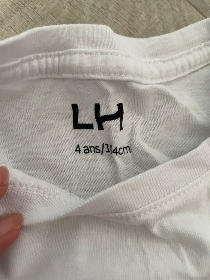 Lot de 2 t shirts blanc - photo numéro 2