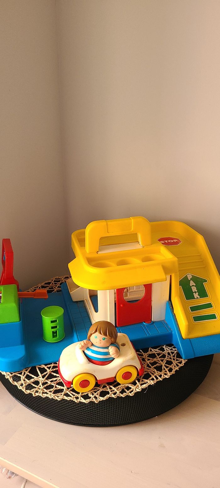 1989 PLAYSKOOL DODELINOUS GARAGE / Playskool Weebles Station Service / Premier Garage pour bébé / Ag - photo numéro 2