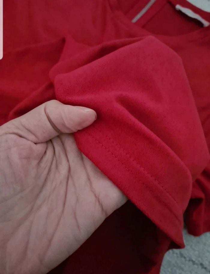 Robe rouge zara - photo numéro 4