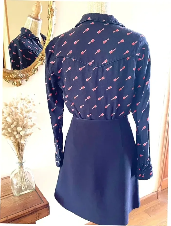 Chemisier Kookai - Taille M - Imprimé Guitares électrique - photo numéro 6