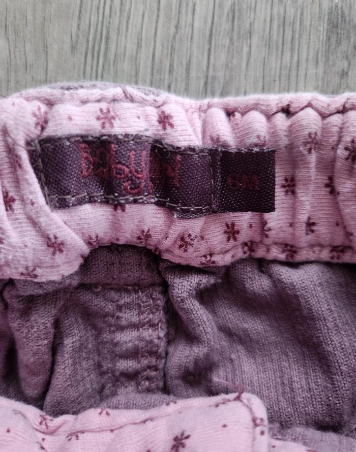 Pantalon violet fille 6 mois - photo numéro 3
