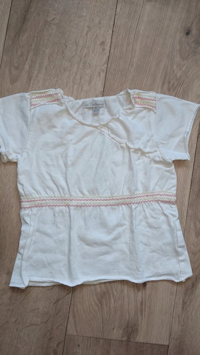 Tee-shirt Blanc In extenso 18 Mois
