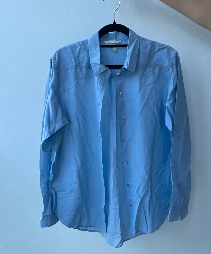 Chemise bleu travail H&M