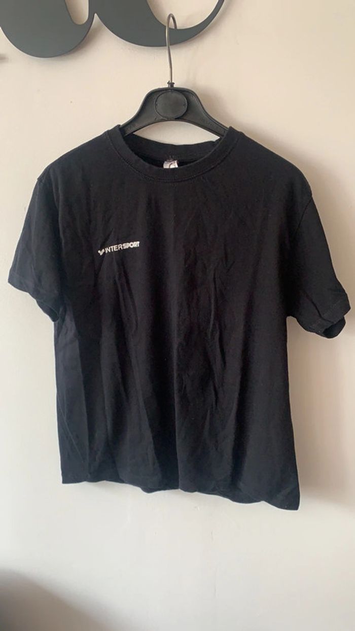 Tee Shirt noir 12 ans Intersport