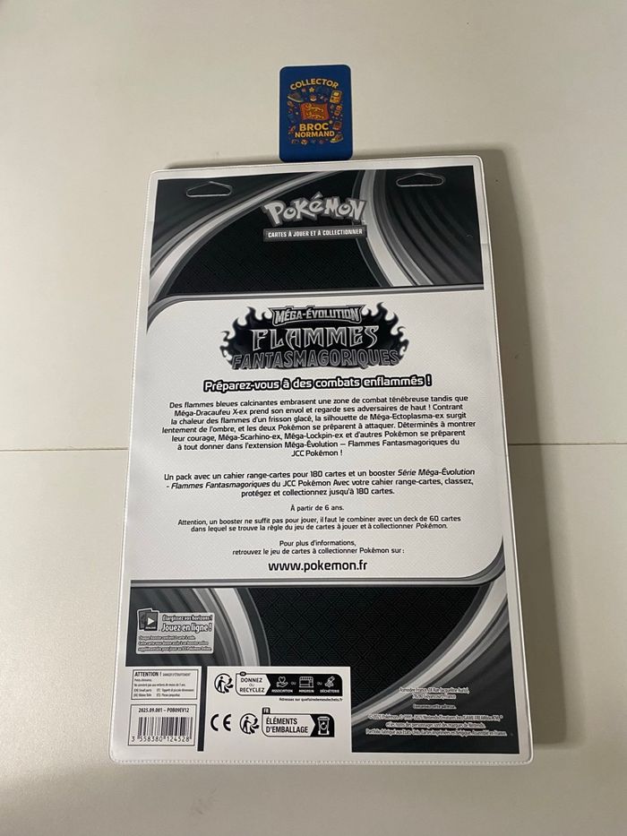 Carte Pokemon Portfolio avec booster ME02 neuf scellé - photo numéro 2