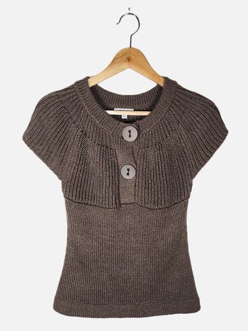 Pull beige en maille 123 - Taille 34/36