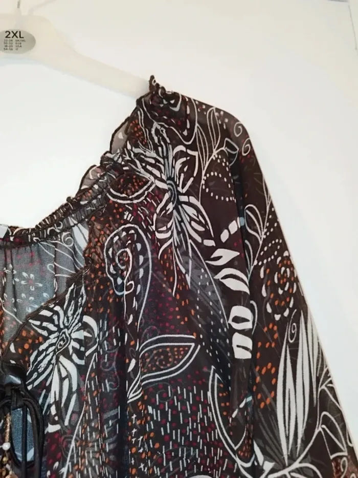 Blouse colorée - Vetissimo - taille 52 - photo numéro 4