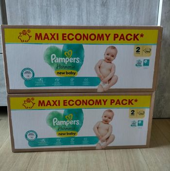 Lot couches pampers harmonie taille 2