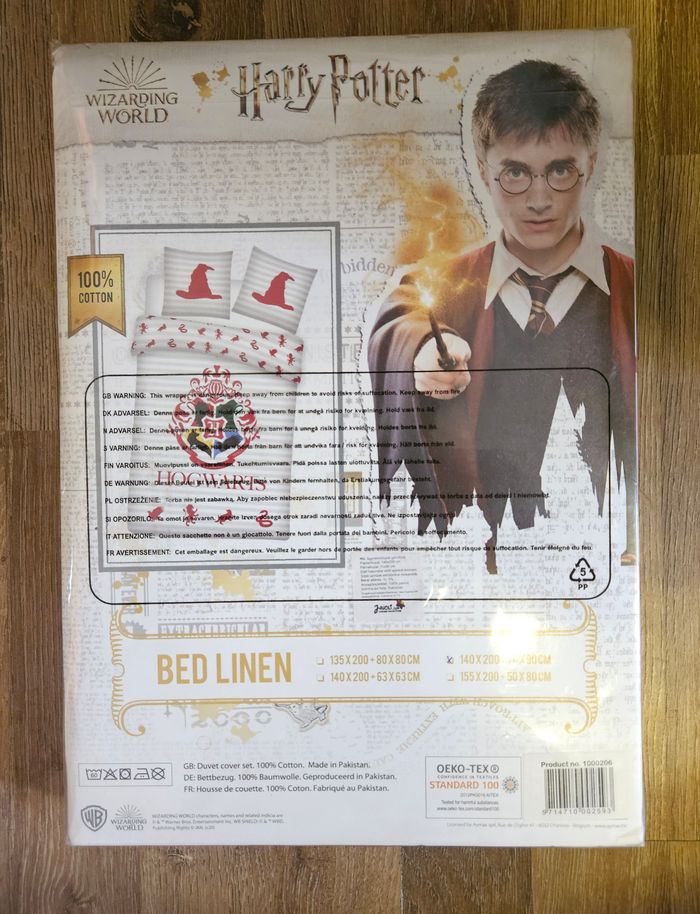 Parure de lit simple (housse de couette + taie d'oreiller) - Harry Potter - photo numéro 3