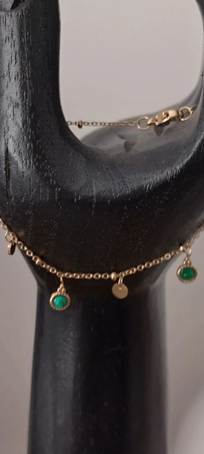 Bracelet malachite Bohm