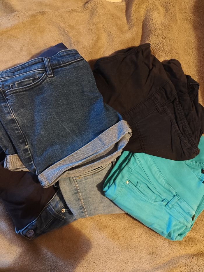 Lot shorts maternité