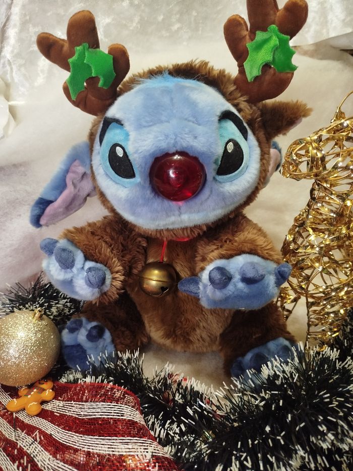 Peluche Rennes de Noël Stitch - Disney