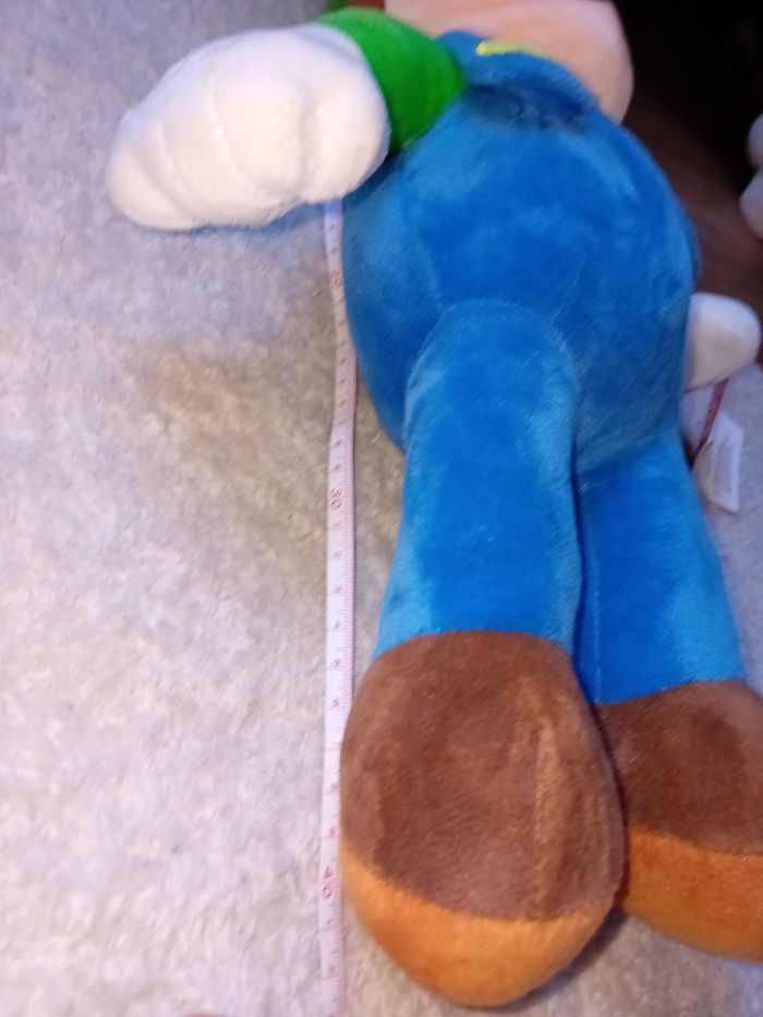 Peluche Luigi super mario - photo numéro 4