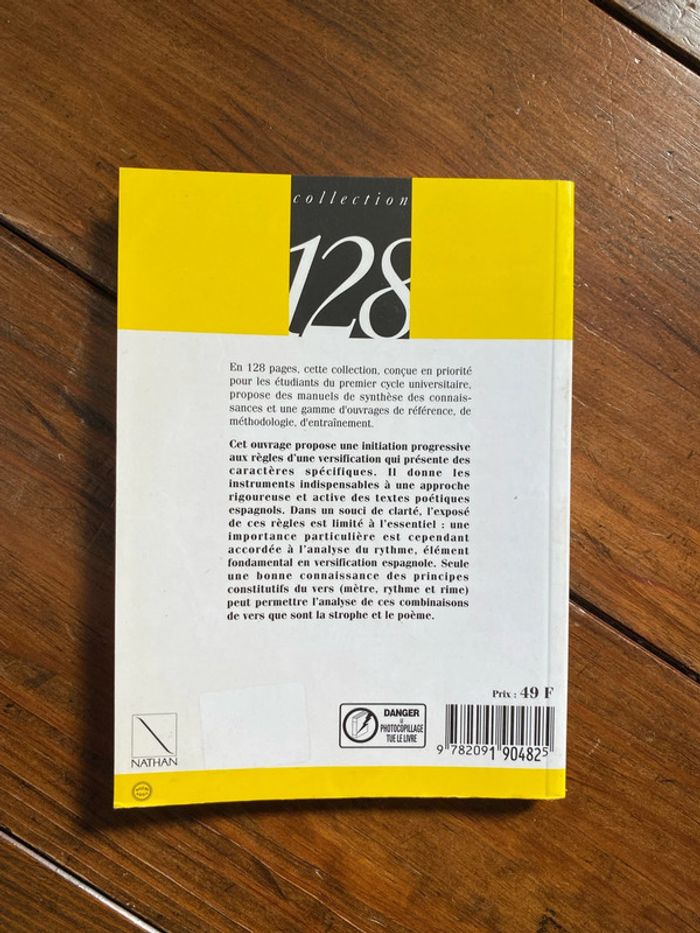 Précis de métrique espagnole CAPES - photo numéro 2